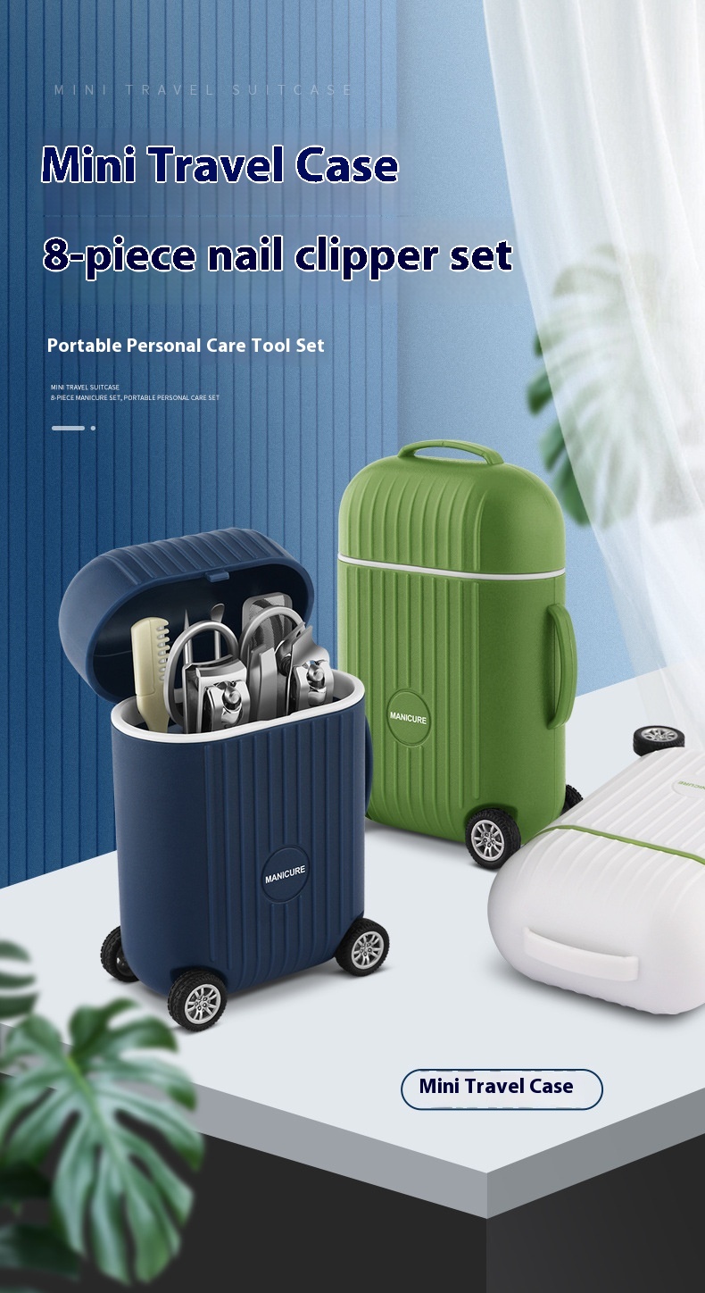 Portable Suitcase Nail Clippers - Memoriex