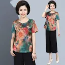 Blue Peony Top