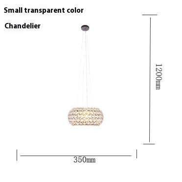 Modern Minimalist Living Dining Room Bedroom Shopping Mall Gem Chandelier