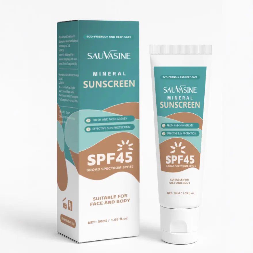 Shuo Wo Xin SAUVASINE Mineral UV Cream Sunscreen Refreshing
