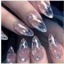 French Wear Nail Glossy Blue And Purple view 10