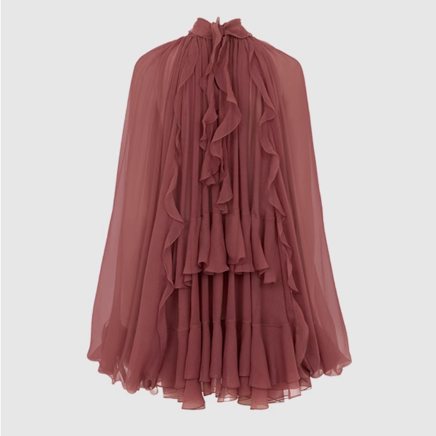 Women's Long Sleeve Three-dimensional Ruffle Top