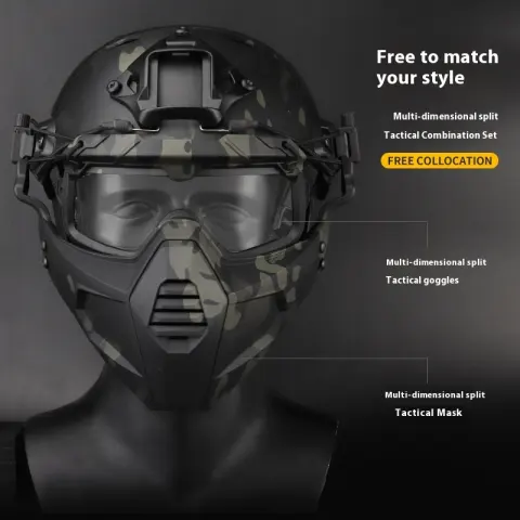 Multi-dimensional Split Tactical Combination Suit Film and Television Props