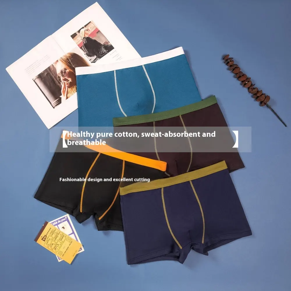 Men's Plus Size Cotton Boxers