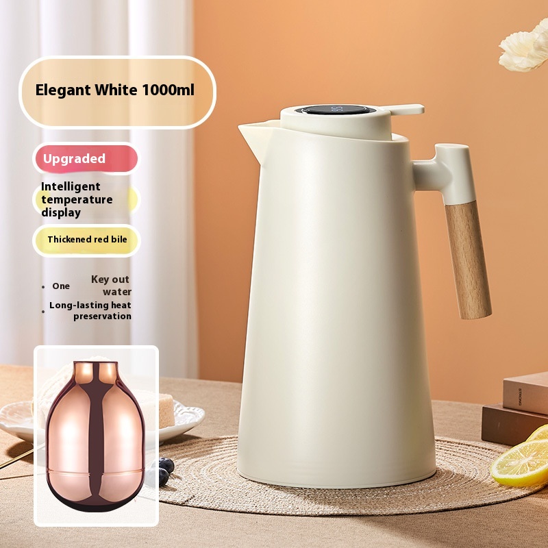 Household Large Capacity European Glass Liner Insulation Bottle