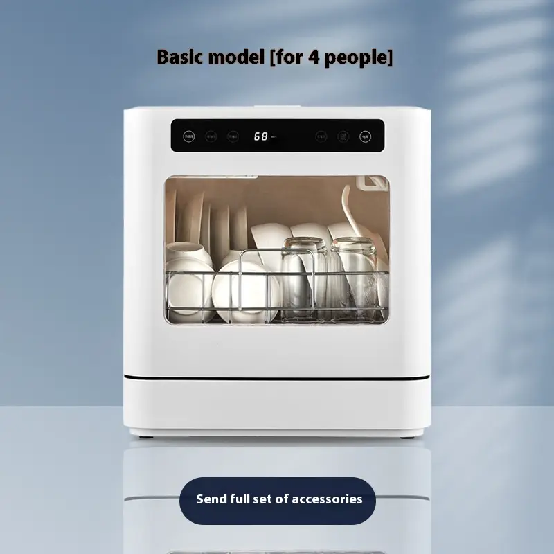 Small Desktop Household Installation-free Automatic Dishwasher