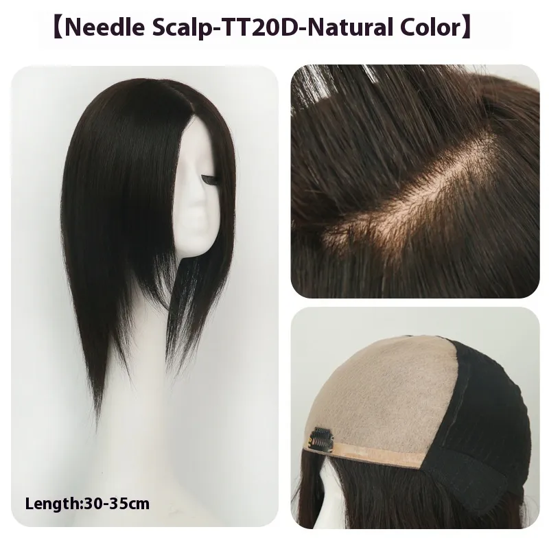 Lace Wig Can Be Dyed And Ironed Full Head Cover - Ttd20 Natural Color
