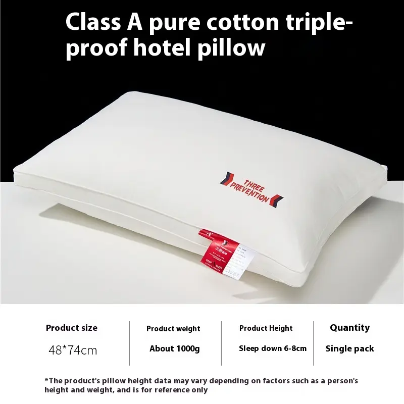 Class A Pure Cotton Antibacterial Anti-mite Pillow