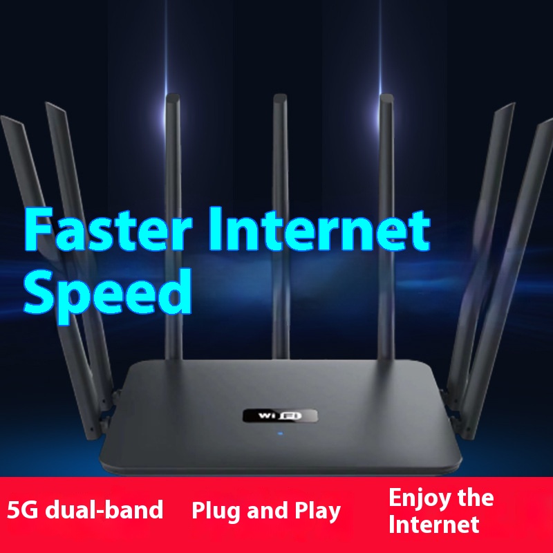 Dual-frequency 5G Gigabit Router Home High-speed Wifi Through-wall Coverage Broadband - Image 3