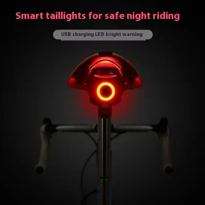 Portable Home Bicycle Smart Brake Taillight