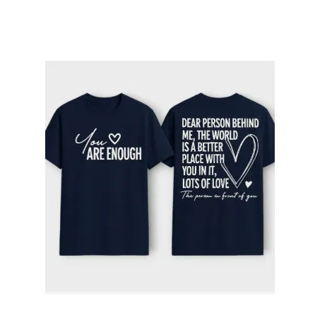Spring Summer Pure Cotton ARE ENOUGH Pullover Short sleeved Shirt Navy Blue Are - Shop at LoveMi