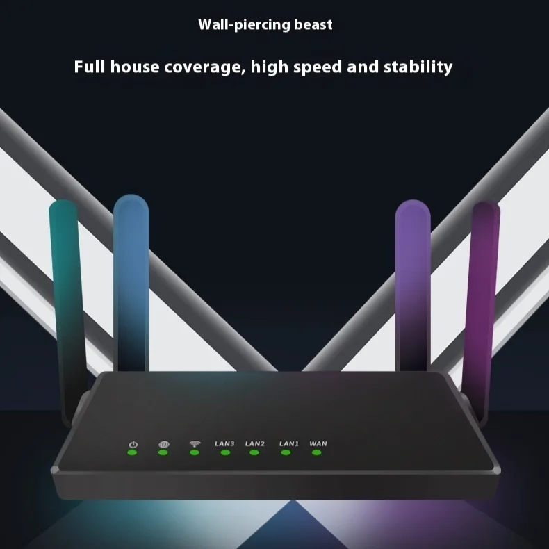 Home 300Mbps High-speed Wifi Through-wall Wireless Router