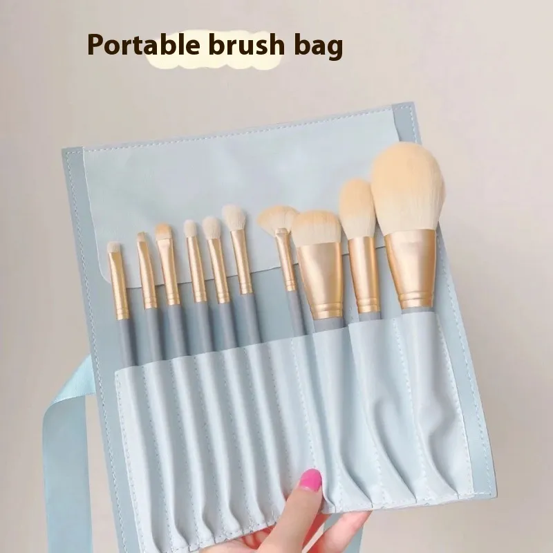 10 Makeup Brushes Suit Foundation Face Powder Eye Shadow Brush Complete Set - Brush Suit And Package