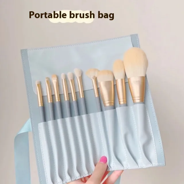 10 Makeup Brushes Suit Foundation Face Powder Eye Shadow Brush Complete Set Brush Suit And Package - Shop at LoveMi