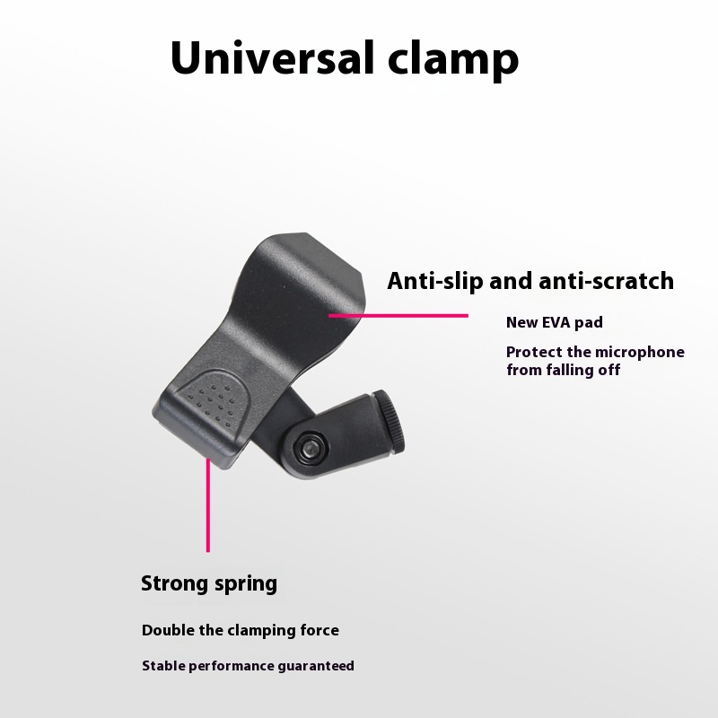 Microphone Clip Microphone Clip With Knob Spring Clip U-clip - Image 7