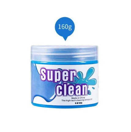 Multifunctional Soft Gel Supplies For Interior Universal Dust Removal Dust Cleaning Car Mud Sticky Ash Artifact 160G Boxed Blue - Shop at LoveMi
