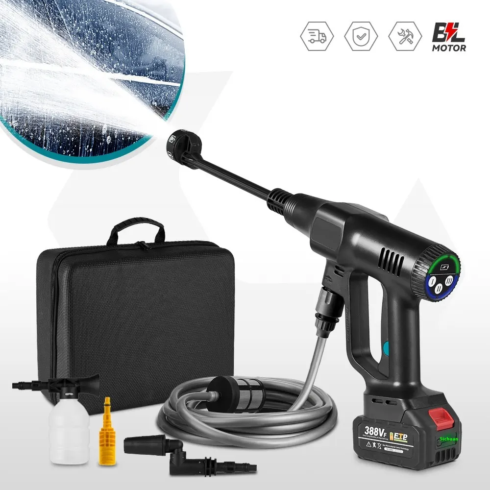 Brushless Car Wash High-pressure Water Gun for Household Use