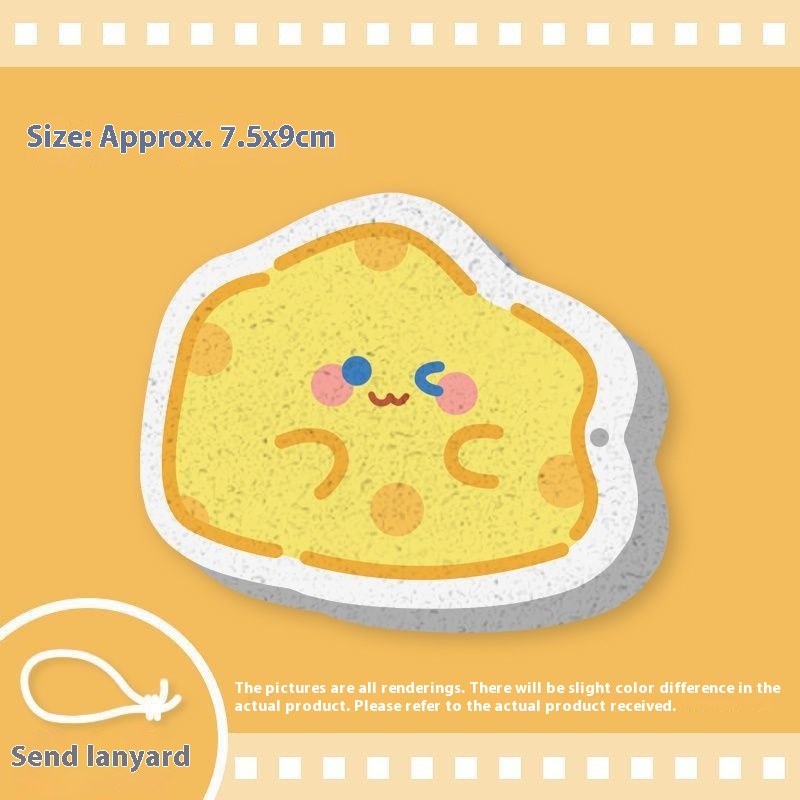 Cute Taiyaki Cartoon Compression Dish-washing Sponge