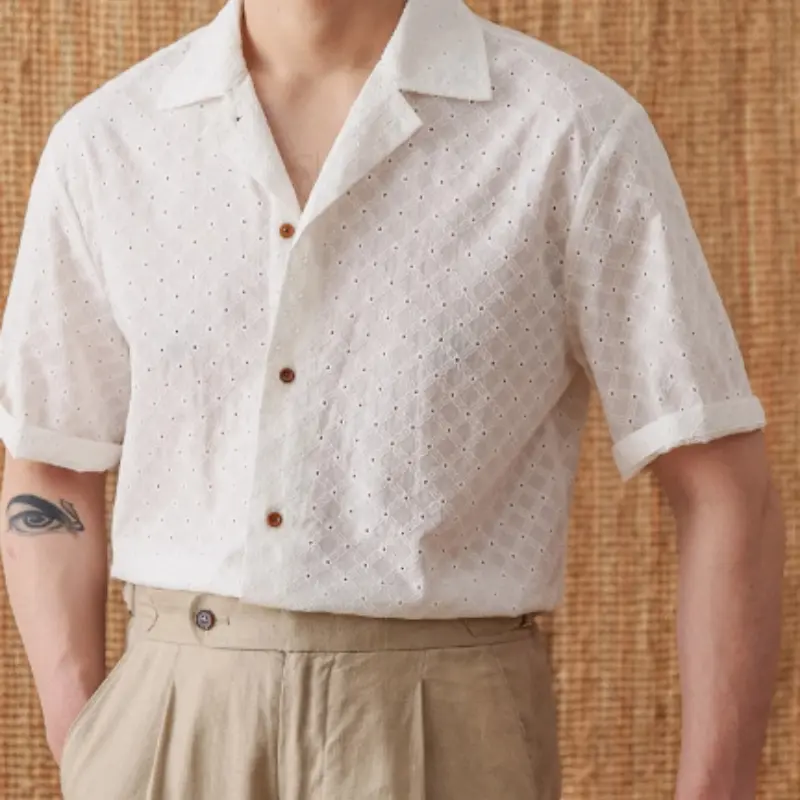 Pure Cotton Breathable Summer Refreshing Short Sleeve