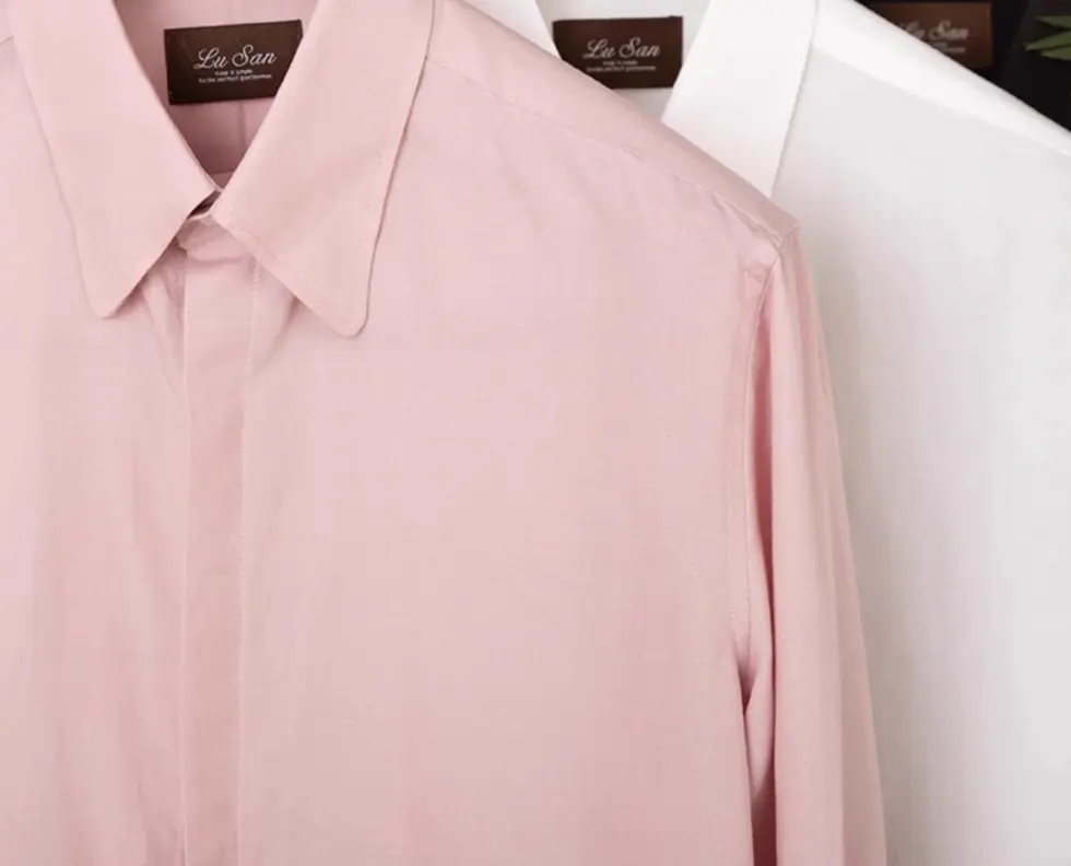Skin-friendly Draping Lyocell Long Linen Sleeves Shirt