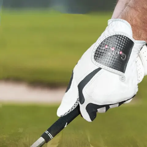 Microfiber Cloth with Non-slip Particles Breathable Golf Gloves