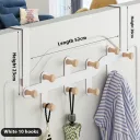 Ivory White 10 Hooks