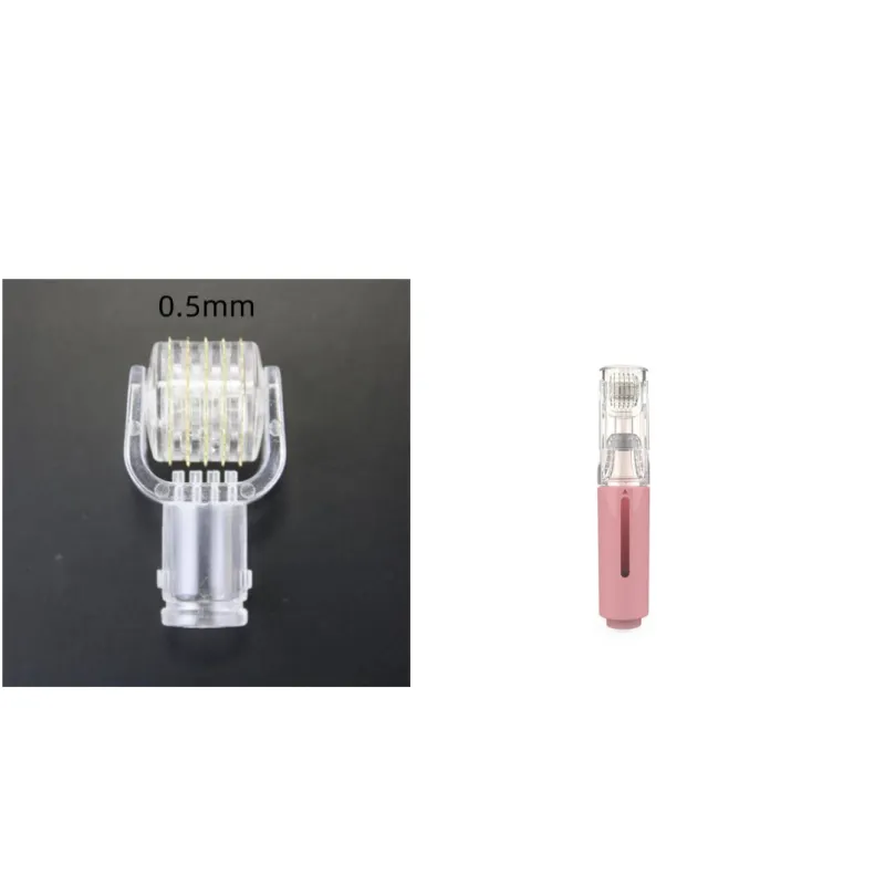 3 In 1 Lip Care Roller Needle Roller Lip Roller Beard Growth Roller Beard Hair Growth Roller Beard Treatment & Serum Applicant - Set1