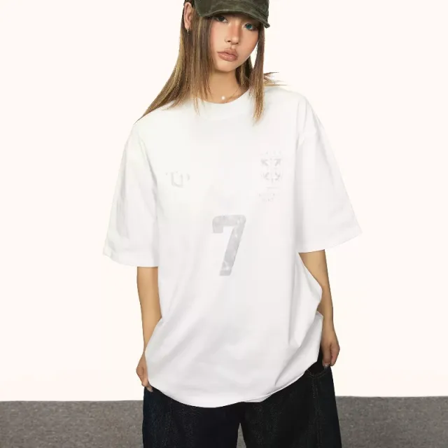 T shirt Women's Loose Ins Trendy T shirt Sports White - Shop at LoveMi