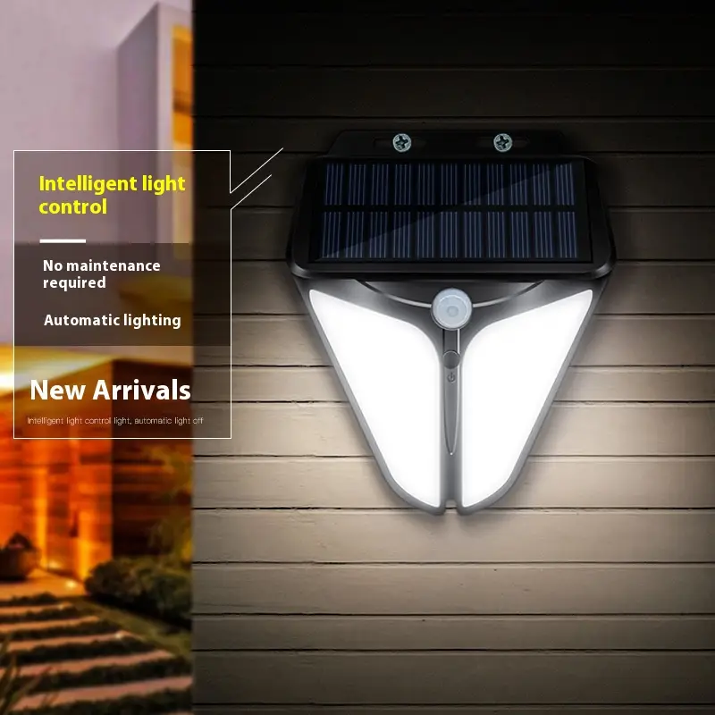 Human Induction Binocular Solar Wall Lamp