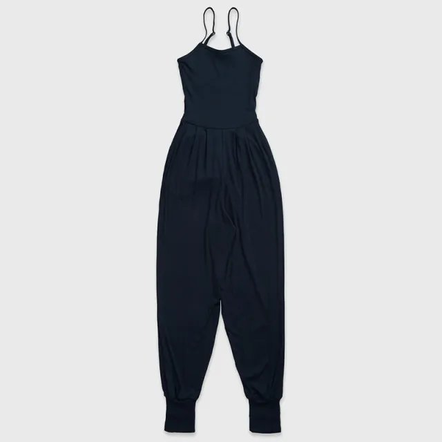 Sling Vest Type Step on Pilates Jumpsuit Blue - Shop at LoveMi