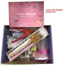 Acrylic Powder Crystal Liquid White French Nail Tip 42 Colors Dance Suits Bottom Rubber Seal Layers view 2