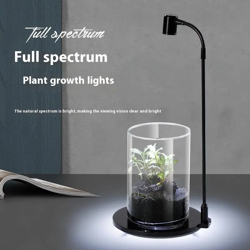 Led Moss Plant Acrylic Fish Tank USB