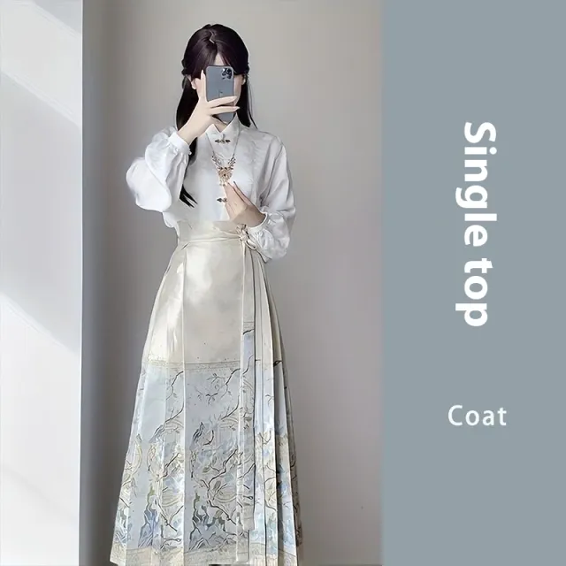 's Clothes National Style Two piece Set Slimming Improved Hanfu Top - Shop at LoveMi