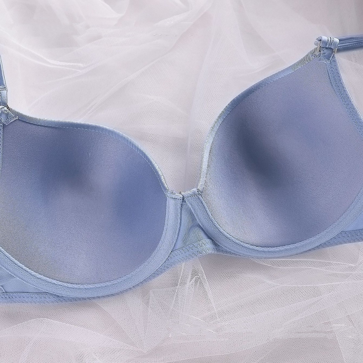 Glossy Satin High-end Underwear Suit Push Up Sexy