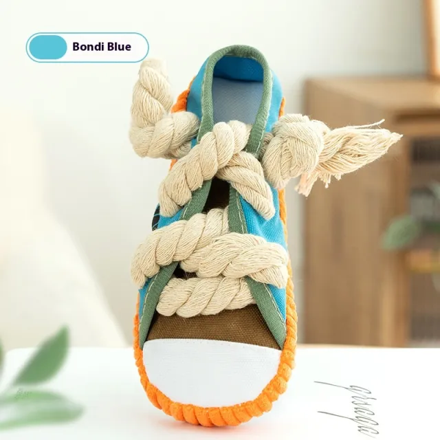 Bite Shoes Sound Pet Toy Self Hi Relieving Stuffy Bondi Blue - Shop at LoveMi