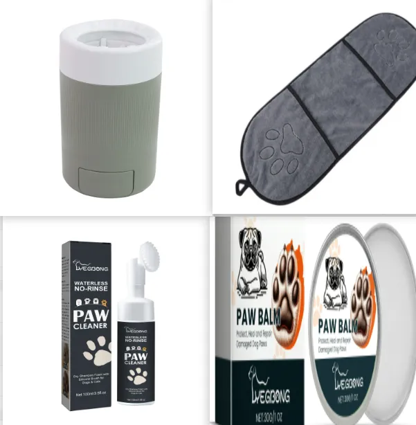 Dog Foot Mat Care Solution - Set1