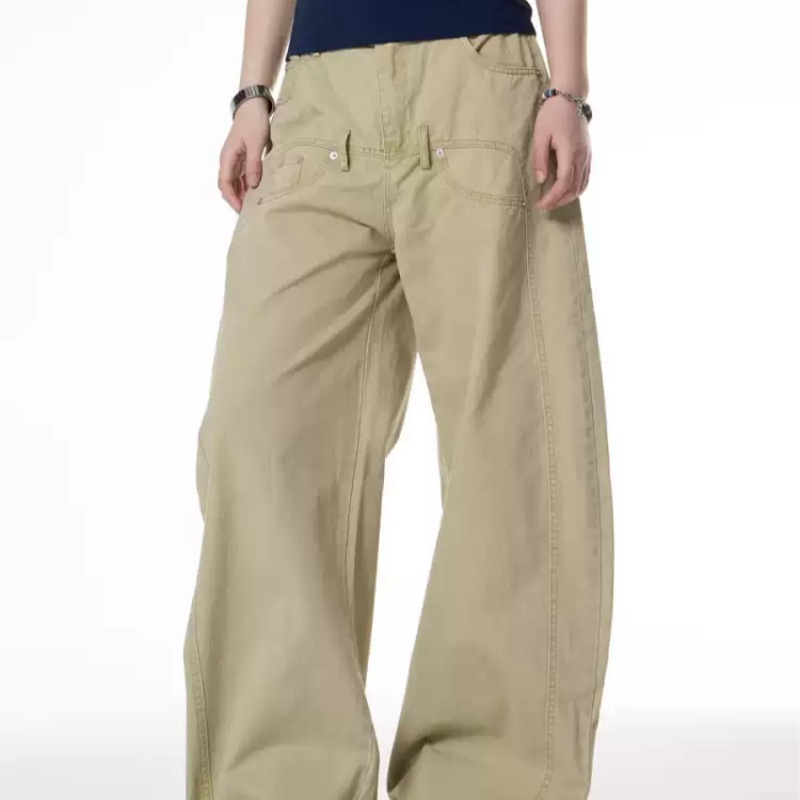 Women's Retro Loose Multi-pocket Logging Overalls