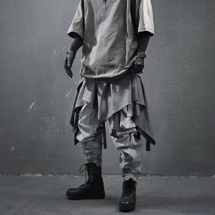Men's Loose Casual Worn Neckline Short Sleeve