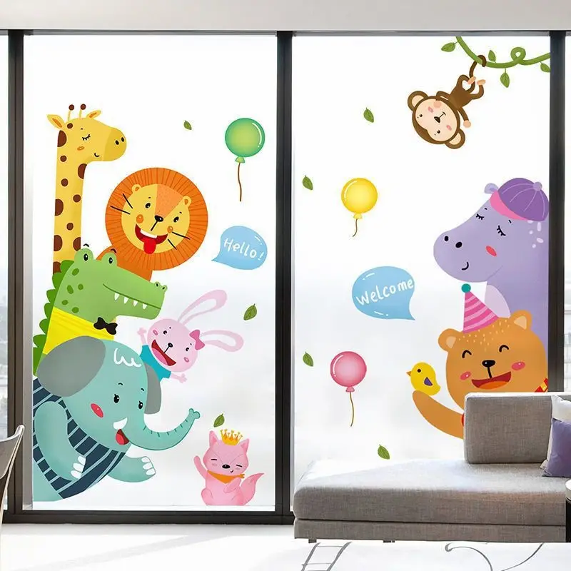 Frosted Static Glass Paste Touch Bathroom Not Transparent Sticker