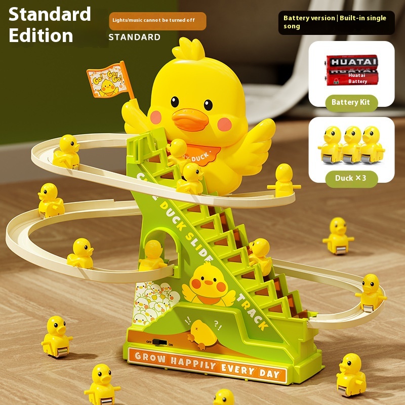 Cheering Duck Automatic Stair Climbing Children's Assembled Electric Track — foto 2