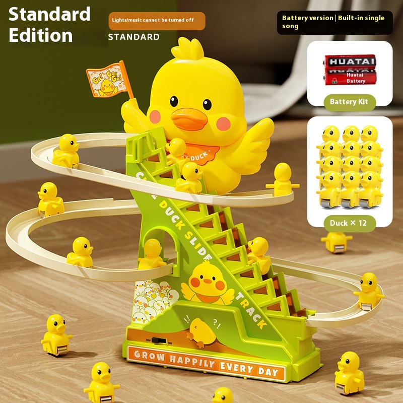 Cheering Duck Automatic Stair Climbing Children's Assembled Electric Track — foto 3