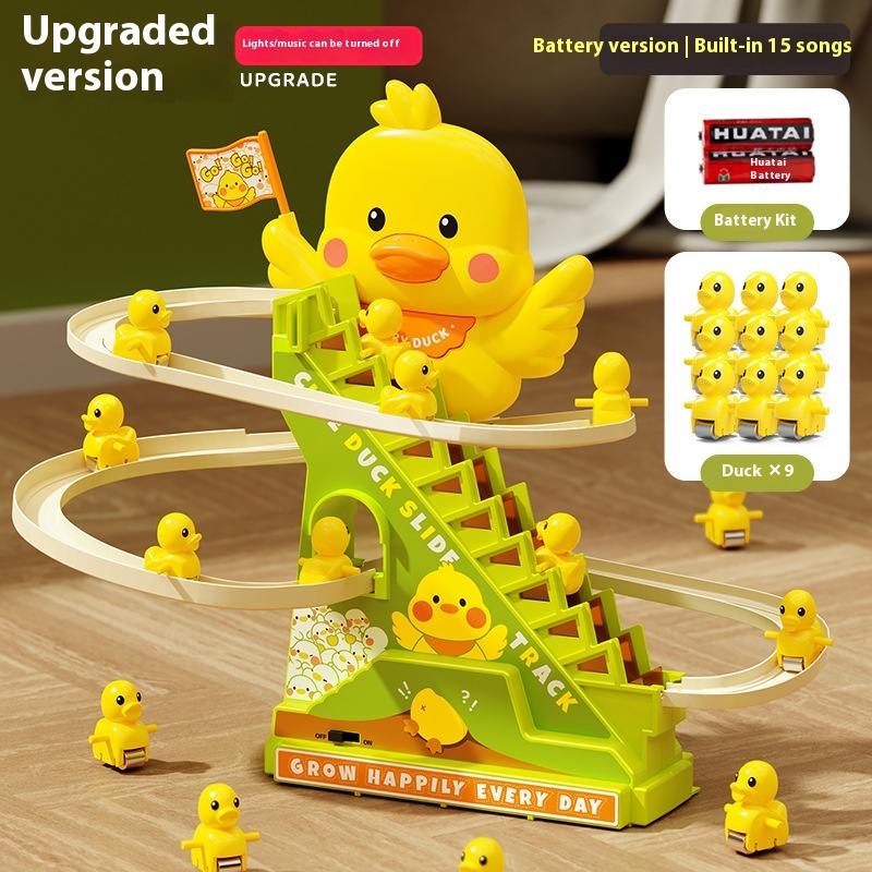 Cheering Duck Automatic Stair Climbing Children's Assembled Electric Track — foto 10