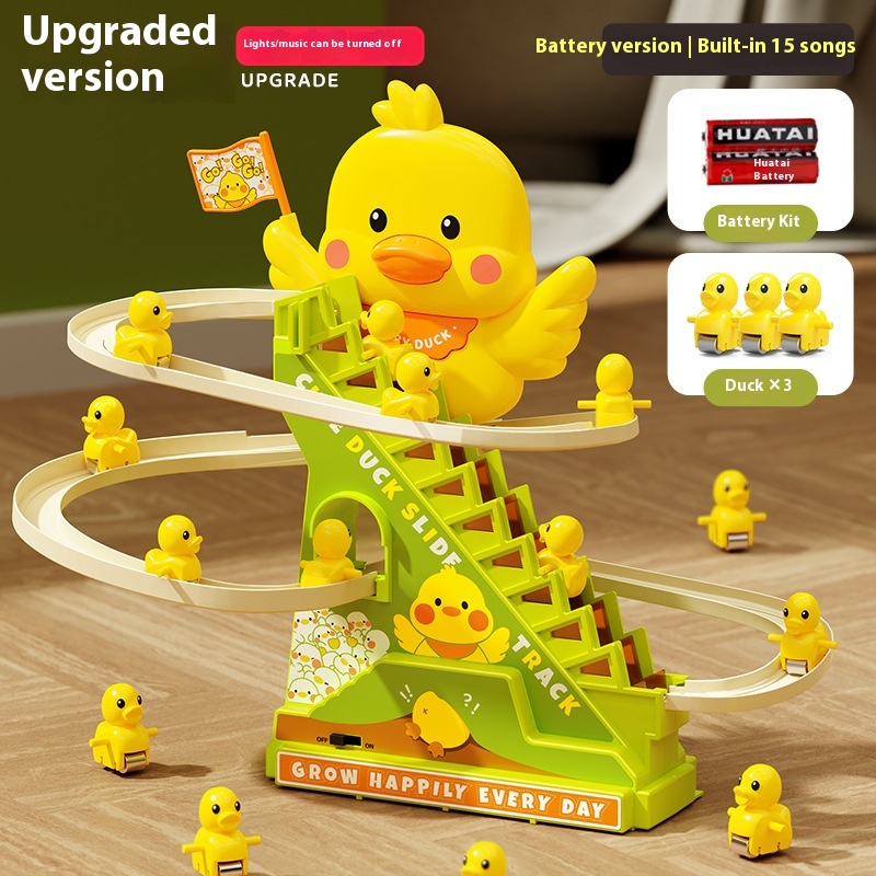 Cheering Duck Automatic Stair Climbing Children's Assembled Electric Track — foto 5