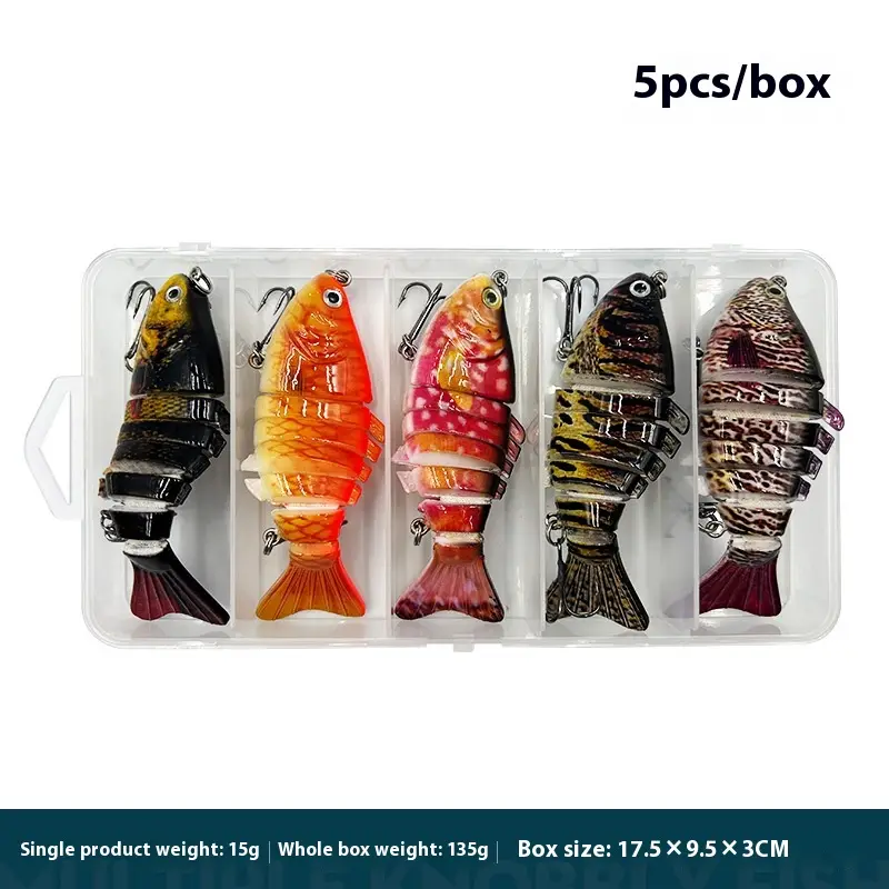 Multi-section Tossing Submerged Simulation Multi-section Bait