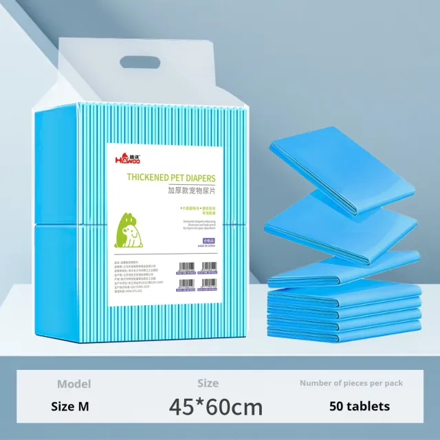 Urinal Pad For Pet Disposable Absorbent Deodorant Thickened 45X60Cm 50Pcs - Shop at LoveMi