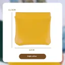 Bright Yellow Cosmetic Bag