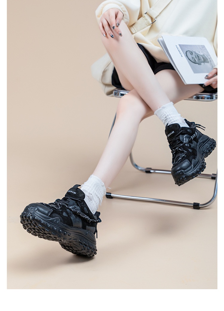 Black Goth Gym Shoes Womens