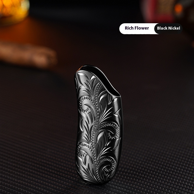 Banana Shape Gas Alloy Relief Craft Shell Of Lighter Sets Metal Toe Cap Guard