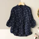 Cotton And Linen Blue 1