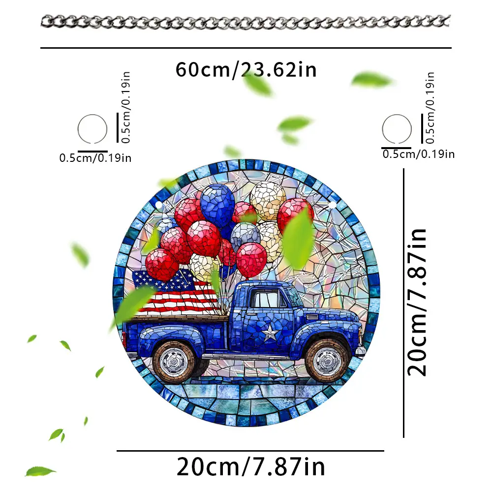New Acrylic Color Film Dazzling Color Chain Hanging Tracery